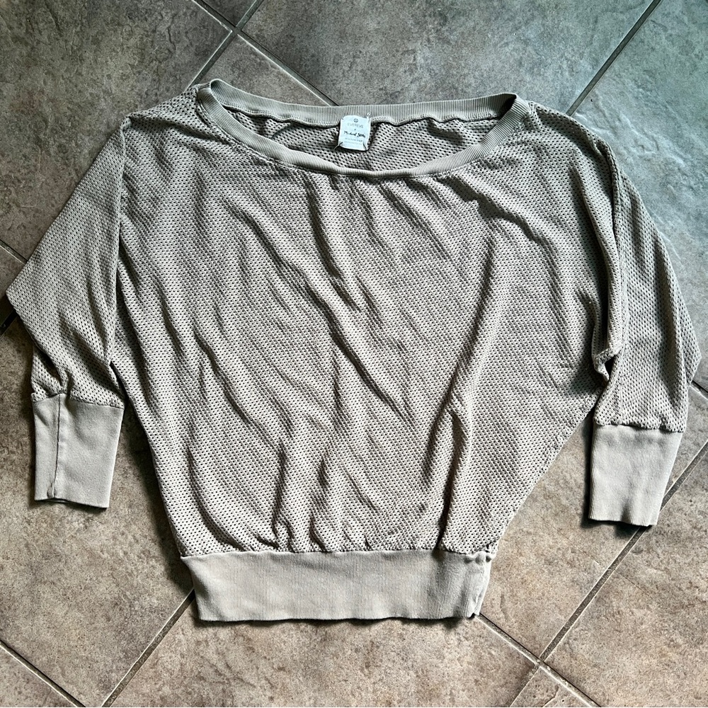 Evereve + Michael Stars Mesh Top